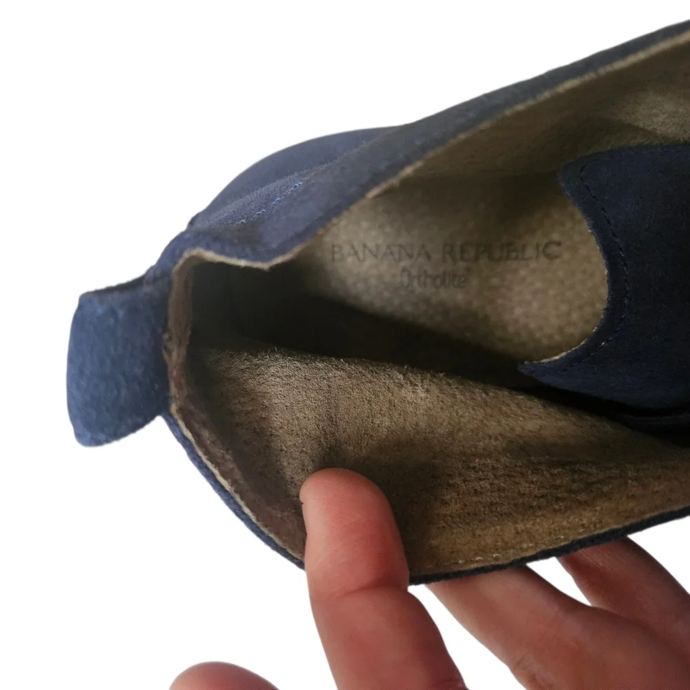 Banana Republic Blue Suede Leather Chukka Boot Shoes Sz.10.5